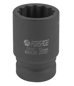 Головка ударная 1", 38мм (12гр.) 59009 F-48838