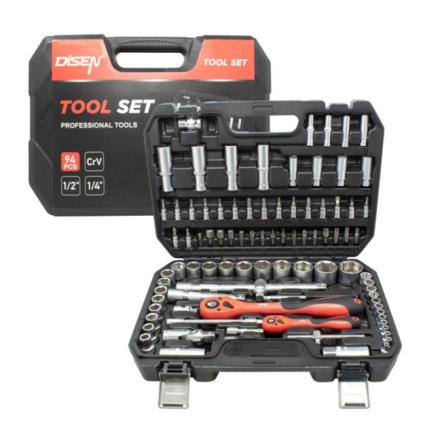 Набор инструментов 94пр.1/4''1/2''(6гр.)(4-32мм) 50782 DS-4941-5