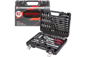 Набор инструментов 82 предмета 1/2",1/4" (6гр.)(4-32мм) Profi FORCEKRAFT 16212       FK-4821-5