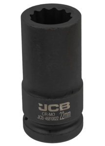 Головка ударная глубокая 3/4", 22мм (12гр.) 59828 JCB-46810022